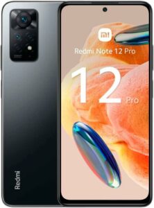 Imagen del Xiaomi Redmi Note 12 Pro: Un smartphone elegante y potente con tecnología 5G, impresionante pantalla y cámara de alto rendimiento.