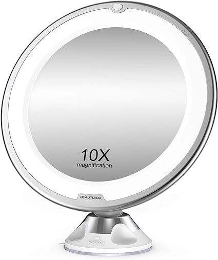Espejo de Aumento con Luz Beautural