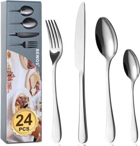 Juego de Cubiertos de Acero Inoxidable BEWOS