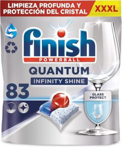 Cápsulas de Lavavajillas Finish Powerball Quantum Infinity Shine
